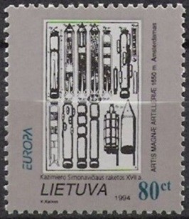 Lituania 1994 - Europa-cept 1v.neuzat,perfecta stare(z) foto