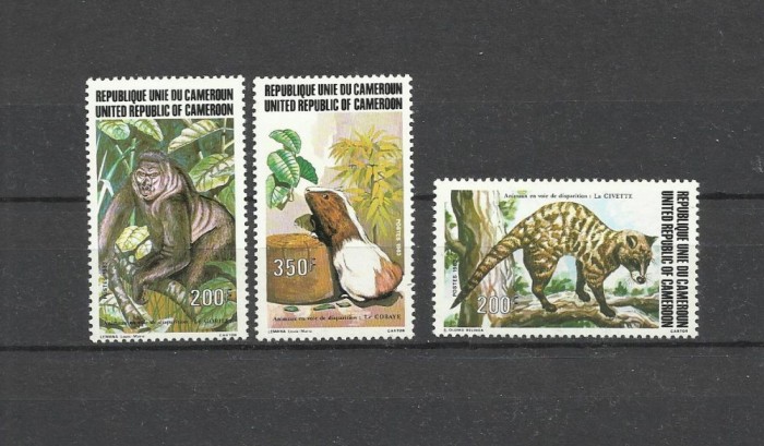 CAMERUN 1983 FAUNA ANIMALE SALBATICE