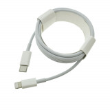 Cablu tip Lightning la USB-C, pentru Apple, A1702, 2m, alb, in blister