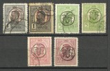 Cumpara ieftin ROMANIA 1918 CAROL I TIPOGRAFIATE SUPRATIPAR P.T.T.-F.F. STAMPILATE