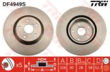 Disc frana SUBARU IMPREZA Hatchback (GR, GH, G3) (2007 - 2016) TRW DF4949S