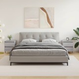 vidaXL Noptiere, 2 buc., gri sonoma, 40x35x50 cm, lemn compozit