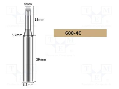 V&amp;Atilde;&amp;cent;rf despicat 4mm SHENZHEN BAKON pentru sta&amp;Aring;&amp;pound;ie de lipit foto