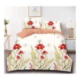 Cumpara ieftin Lenjerie de Pat 4 Piese - Bumbac Satinat - DNA96