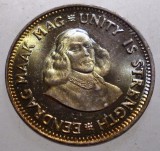 J.382 AFRICA DE SUD SOUTH AFRICA 2 1/2 CENTS 1964 AUNC ARGINT