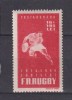 30 DE ANI DE LA INFIINTAREA F.R. RUGBY LP 164 MNH, Nestampilat