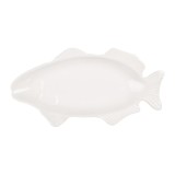 Cumpara ieftin Platou ceramica alba Peste 30x15x3 cm