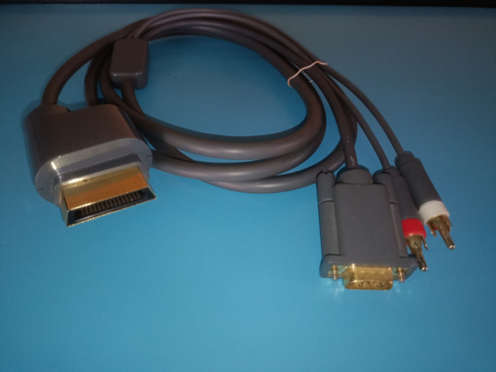 Cablu semnal video + audio Consola Xbox 360 la VGA