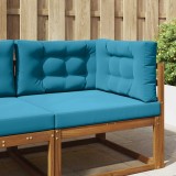 vidaXL Perna pentru canapea de exterior 3 pcs Albastru regal Poliester 900890