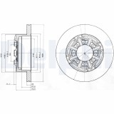 DELPHI BG4171 Disc frana
