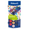 Acuarele 21 culori + pastilă albă+pensulă, Pelikan