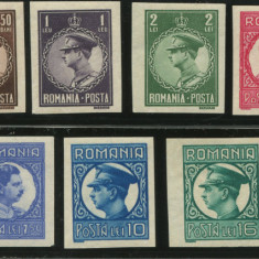 1930 , Lp 86 d , Carol I ( uzuale ) , filigran PTT , serie nedantelata - MNH