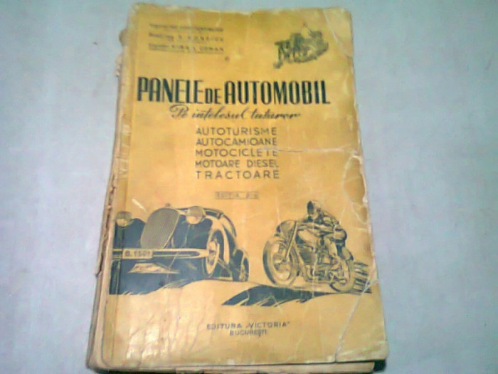 PANELE DE AUTOMOBIL PE INTELESUL TUTUROR - D. DONESCU