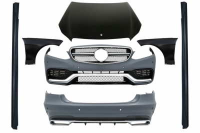Kit Exterior Mercedes E-Class W212 Facelift (2013-2016) E63 Design Praguri Laterale Performance AutoTuning foto