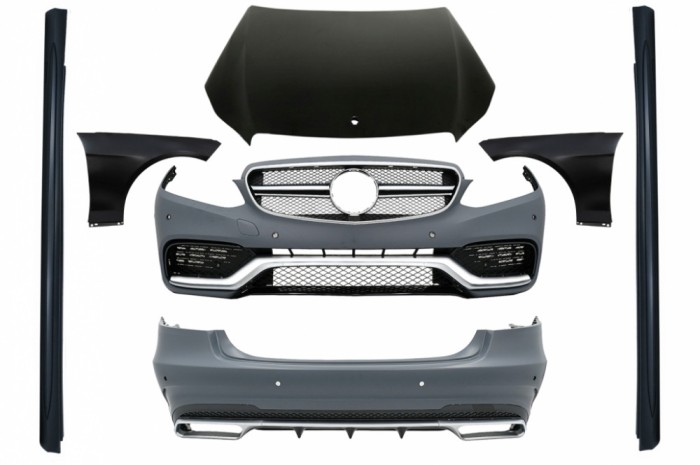 Kit Exterior Mercedes E-Class W212 Facelift (2013-2016) E63 Design Praguri Laterale Performance AutoTuning