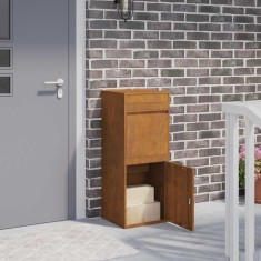 vidaXL Cutie pentru colet Ruginit 41 x 38 x 103 cm