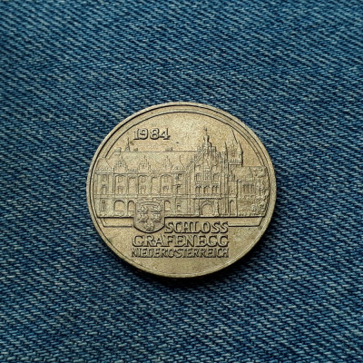 3n - 20 Schilling 1984 Austria / Schloss Grafenegg / comemorativa foto