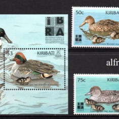 KIRIBATI 1999, Fauna, Pasari, serie neuzata, MNH