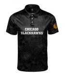 Chicago Blackhawks tricou polo Floral Wordmark - XL