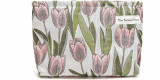 Summer Swan | Geantă de machiaj estetic mare | Geantă de machiaj floral | Clutch