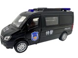 Macheta Mercedes Sprinter de politie cu sunete, lumini, deschide usile