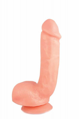 Dildo Ultra Realistic Cu Ventuza X5 Hard On, Natural, 22 cm foto