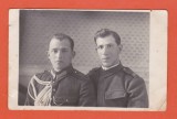 AMS @ - FOTOGRAFIE INTERBELICA - PLUTONIER ȘI SERGENT DE JANDARMI, SUCEAVA BUCOVINA