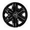 Set 4 capace roti Hubcaps fast black R15 pentru gama auto Hyundai
