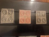 Timbre Romania Carol I, Emisiunea Bucuresti 1+2, Bloc 4, Stampile - Rar!