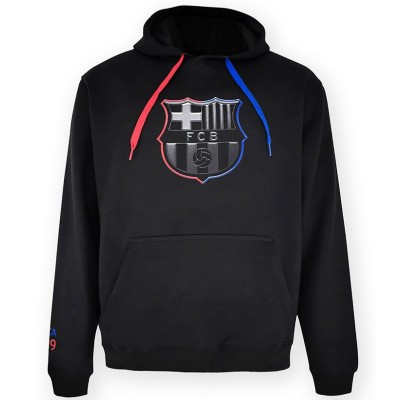 FC Barcelona hanorac de bărbați cu glugă Eblack - L foto