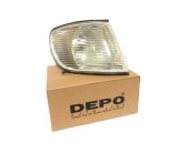 Lampa semnalizare fata AUDI A6 (C4), 07.1994-10.1997, DEPO, fata, partea dreapta, tip bec PY21W; alb; fara soclu bec;