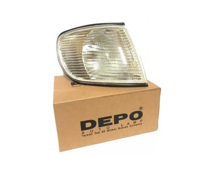 Lampa semnalizare fata AUDI A6 (C4), 07.1994-10.1997, DEPO, fata, partea dreapta, tip bec PY21W; alb; fara soclu bec; foto