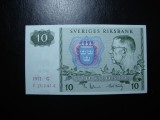 SUEDIA 10 KRONOR 1971 UNC