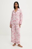 Answear Lab pijama culoarea roz