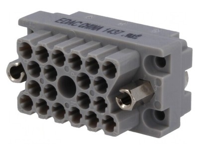 Conector Dreptunghiular Soclu Hermofrodit Policarbonat foto