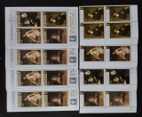 NIUE-150 ANI PRIMUL TIMBRU-PICTURI-4x4 V.+4 M/Sh.-MNH**-NIU 019B, Arta