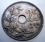 2.218 BELGIA 25 CENTIMES 1908 BELGIE, Europa, Cupru-Nichel