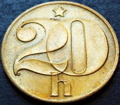 Moneda 20 HALERU - CEHOSLOVACIA, anul 1985 *cod 2011 B foto