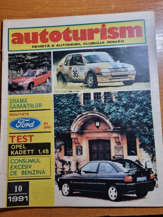 autoturism octombrie 1991-opel kadett,oltcit intretinere,senna,raliul olteniei