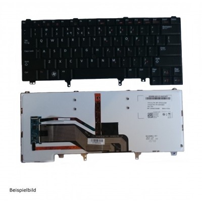 Tastatura Laptop - Dell Latitude E6220 E6230 E6420 E6320 model 0DH5D7 Iluminata foto