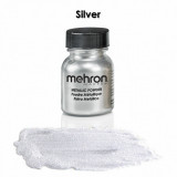 Cumpara ieftin Pudra metalica Mehron Metallic Powder, 14-30g - 909 Silver