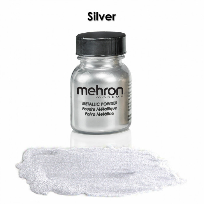 Pudra metalica Mehron Metallic Powder, 14-30g - 909 Silver
