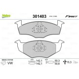 Set placute frana disc Seat Cordoba, Cordoba Vario, Ibiza II; Skoda Fabia I; VW Golf III, Lupo I, Polo, Polo III, Vento, 50.3x142.1x15.3mm, parte