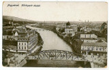 1283 - ORADEA, Podul peste Cris si SINAGOGA - old postcard - used - 1916, Circulata, Printata