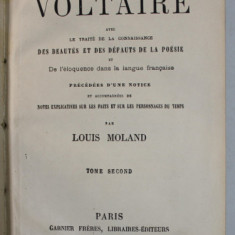 LETTRES CHOISIES de VOLTAIRE , TOME SECOND , 1888