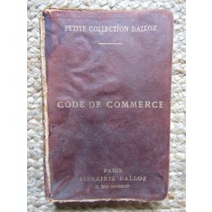 CODE DE COMMERCE - GASTON GRIOLET / CHARLES VERGE 1914