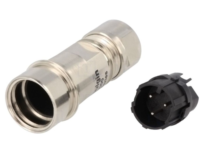 Conector circular 3 pini IP68