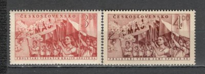 Cehoslovacia.1952 1 Mai-Ziua muncii XC.212 foto