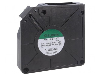 Ventilator AC 115V 120x120x37mm 34m3/h 48dBA foto