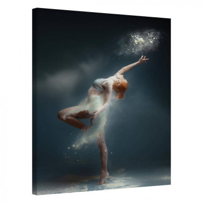 Tablou Canvas, Tablofy, Ballerina &amp;middot; Grand Pose, Printat Digital, 90 &amp;times; 120 cm foto